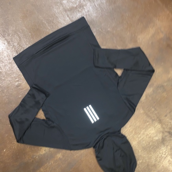 Adidas Owns the Run Hoodie Black Climalite Sz M - Picture 7 of 8